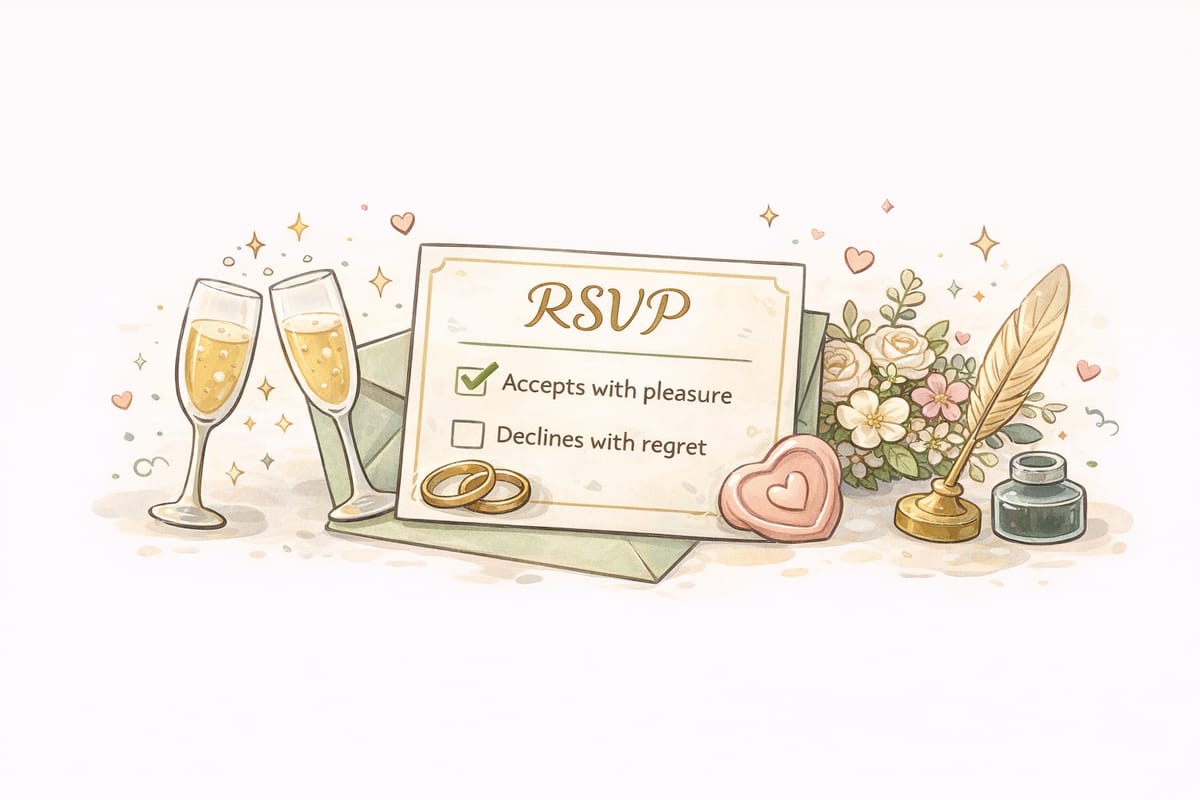 Wedding RSVP Etiquette: Deadlines, Rules, Wording Examples