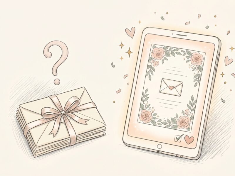 Is It Rude to Send Digital Wedding Invitations? An Honest Answer