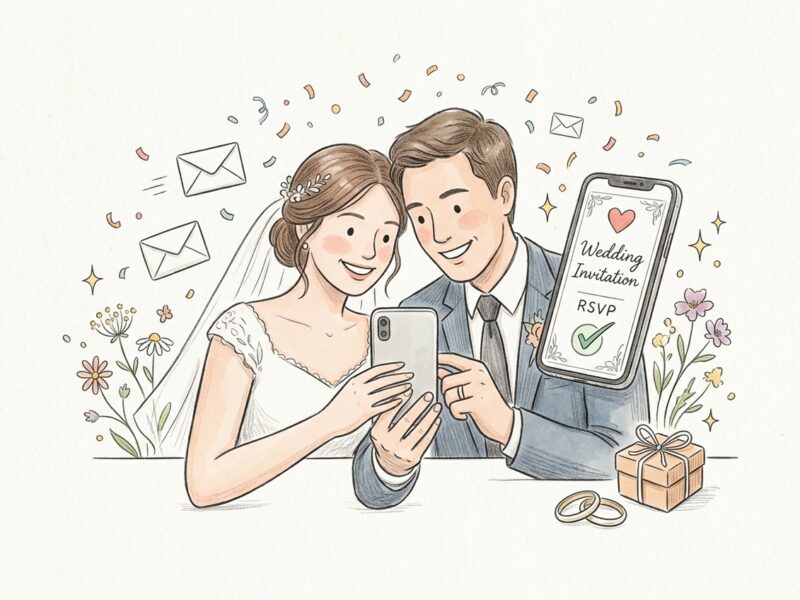 Free Digital Wedding Invitations: 6 Options Compared (With RSVP Tracking)