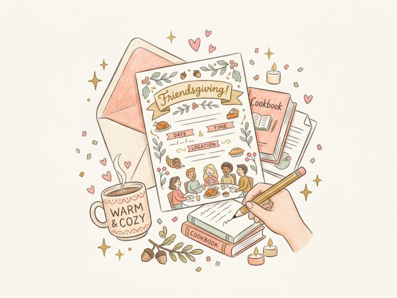Friendsgiving Invitation Wording: Examples You Can Copy
