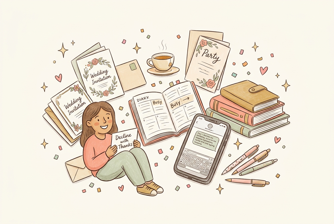 How to Decline an Invitation Politely: 30 Scripts You Can Copy