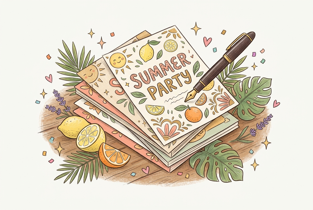 Summer Party Invitation Wording: BBQ, Pool & Picnic